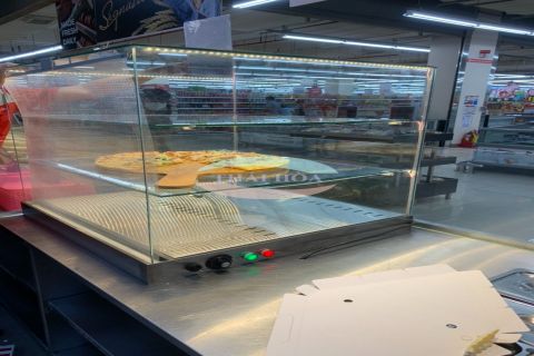 Sản xuất và lắp đặt tủ trưng bày bánh pizza - Lotte Mart